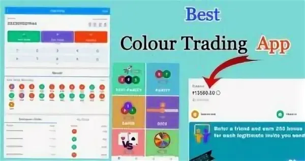 Dynamic color trading games with vibrant visual indicators and controls